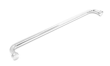 Ручка-полотенцесушитель, полированная, без кноба 19х450, для стекла 8-10 мм, под отверстие 12 мм t623-450 PSS купить в Казани