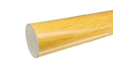 Пластиковый поручень текстурный, цвет Дуб, Ø49мм, длина 4м k891-2  купить в Казани