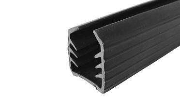 Уплотнитель в поручень с пазом 24х24 для стекла 12 мм, EPDM Фk301 купить в Казани