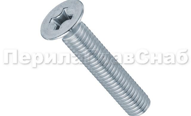 (DIN 965.Zn) Винт оц. потай М8х80 под крест М-3820