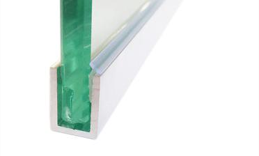 Уплотнитель прозрачный для П-образного алюминиевого профиля t756 (елочка) t755 купить в Казани