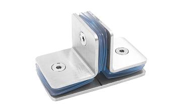 Коннектор для душевой кабины на 3 стекла шлифованный t727-2 SSS  купить в Казани