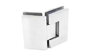 Петля для душевой кабины стекло-стекло 135° 90х55 мм AISI 304 шлифованная t302-2 SSS купить в Казани