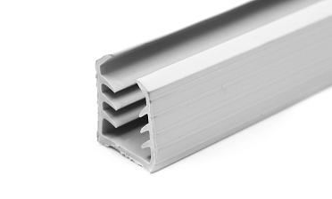 Уплотнитель в поручень с пазом 27х30 для стекла 8+8мм, EPDM (палки по 3м) СЕРЫЙ Фk307-G купить в Казани