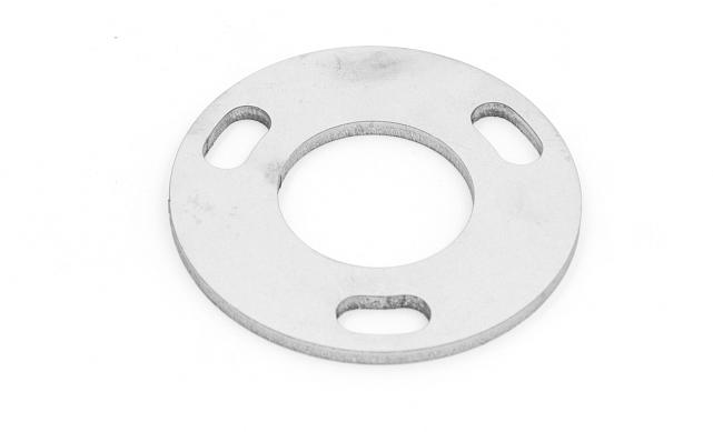 Фланец стойки 50/90 х 5 (4,3) х AISI 304 #200 3 отв х М10 х 20  k116-50-5