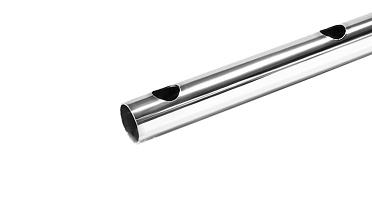 Труба AISI 304 25х1х6000, с перфорацией под  Ø12, 90°, GRIT 600 837-2 купить в Казани Труба AISI 304 25х1х6000, с перфорацией под  Ø12, 90°, GRIT 600 837-2 купить в Казани
