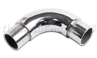 Отвод трубы Ø25.4 мм со вставками, удлиненный, полированный (AISI 304) k325-3 купить в Казани