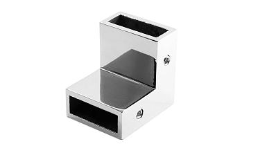 Соединитель труба-труба 90°, для трека 30х10 мм, AISI 304, полированный t460 PSS купить в Казани