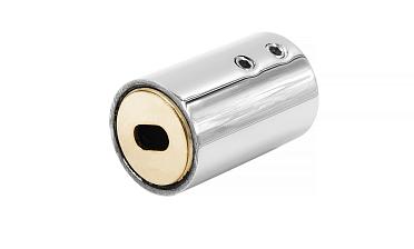 Коннектор стена-труба для трубы 19 мм, без юбки, полированный t907-2 PSS купить в Казани