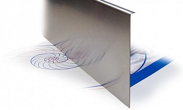 Накладка на профиль 601 (тыльная/лицевая), AISI 304 шлифованная k601-09 купить в Казани