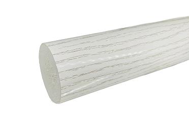 Пластиковый поручень текстурный, цвет белый, Ø49мм, длина 4м k893-2 купить в Казани