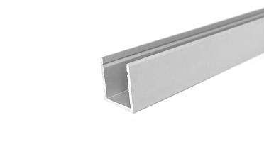 П-образный профиль 20 мм нижний, алюминиевый анодированный, длина 3000 мм т22 AL  купить в Казани