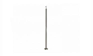 Готовая стойка Ø38,1 мм, с фланцем и наконечником, высота 950 мм, полированная (AISI 304) k702 купить в Казани