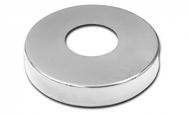 Низ стойки Ø38.1 мм, 102х18х0.6, полированный (AISI 304) k201-4 Низ стойки Ø38.1 мм, 102х18х0.6, полированный (AISI 304) k201-4