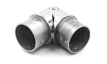 Поворот литой, шарнирный под Ø42.4 мм, полированный, AISI 304 k273 купить в Казани