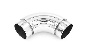 Отвод поручня под Ø38.1х110х1.5 мм, 90°, литой, полированный 600 Grit, с двумя установочными кольцами, (AISI 316) k059-4 купить в Казани