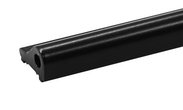 Порог для душевых перегородок 1000 мм, черный матовый Фt118 ALBL купить в Казани