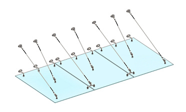 Комплект фурнитуры для козырька 1800х3700 (на вантах/тягах) k671-18-37 купить в Казани Комплект фурнитуры для козырька 1800х3700 (на вантах/тягах) k671-18-37 купить в Казани