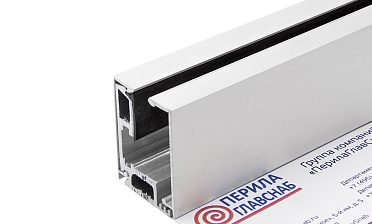 Профиль алюминиевый зажимной для стекла 8-12 мм, АНОД с отверстием, длина 3 м т40-7 AL купить в Казани