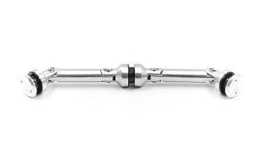 Крепление на три стекла 10-12 мм, штанга 82 мм, без зенковки tt204-82A SSS купить в Казани