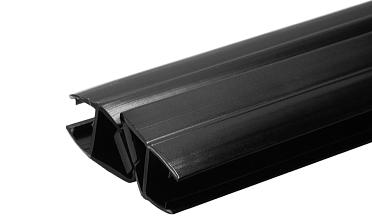 Комплект уплотнителей для стекла 8 мм, стекло-стекло 2200 мм, 90°/180°, с магнитом (2 шт.), черный (t210) t210-2 BL-U купить в Казани