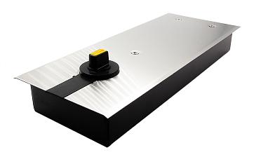 Доводчик для стеклянной двери до 100 кг EN4, напольный, 500 тыс, циклов, нержавеющая сталь AISI 304, шлифованная t184-3 SSS купить в Казани