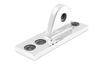 Крепление ванты(тяги) козырька к стойке алюминиевого фасада, AISI 304,литое,полированное, k610 купить в Казани