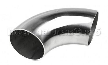 Отвод поручня под сварку для Ø50.8х1.5х145 AISI 201 #400 в упаковке по 100 шт. k021-15-100 купить в Казани