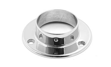 Фланец для трубы Ø50.8 мм, литой, полированный под 3 самореза 4.8 мм (AISI 304) k022 купить в Казани Фланец для трубы Ø50.8 мм, литой, полированный под 3 самореза 4.8 мм (AISI 304) k022 купить в Казани