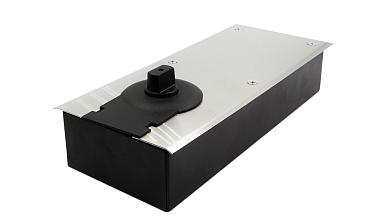 Доводчик для стеклянной двери напольный, шлифованный EN2 250 тыс. циклов 115гр (дверь 800мм  до 80 кг) t186 SSS купить в Казани