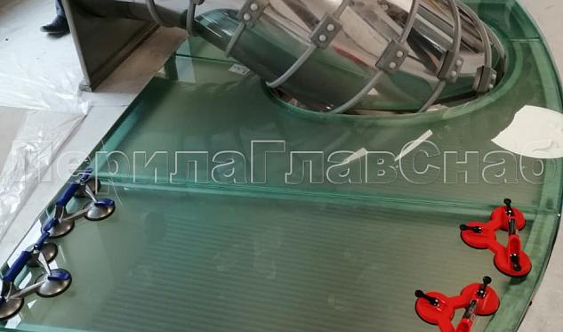 Стеклянный пол в Казани. Готовые проекты ПерилаГлавСнаб