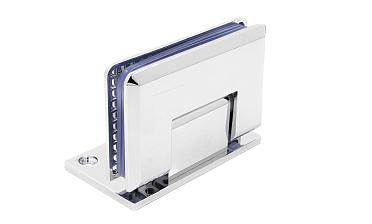 Петля для душевой кабины стена-стекло 90° 90х55 мм латунь-хром, полированная t305 PC купить в Казани