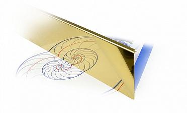 Накладка под золото (тыльная/лицевая) 2000 мм на профиль k601, для стекла 10-12 мм k601-10-88 купить в Казани