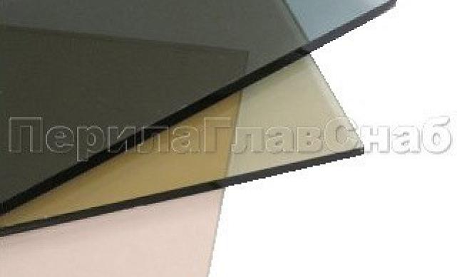 Стекло ромбы 8 мм, бронза, прямоугольники без вырезов С-8047