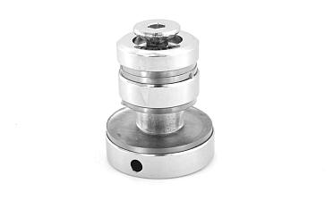 Крепление трека 30х10 к стеклу, AISI 304 полированная t449 PSS купить в Казани