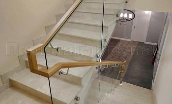 Цельностеклянные ограждения на несущем стекле в Казани. Готовые проекты ПерилаГлавСнаб