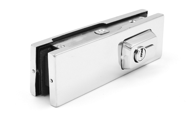 Замок угловой с круглым ригелем, вырез 14, нержавеющая сталь AISI 304, полированная t150-2 PSS Замок угловой с круглым ригелем, вырез 14, нержавеющая сталь AISI 304, полированная t150-2 PSS