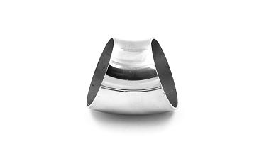 Половинка отвода поручня под сварку для Ø50.8х125/2х1.5, 45°, полированный 400 Grit (AISI 304) k021-45 купить в Казани