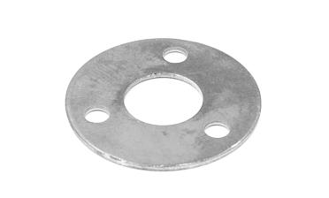 Фланец стойки большой 32/81 х 3 мм, 3 отв х М10 х 20, черный металл k116-32-9 купить в Казани