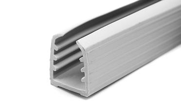 Уплотнитель в поручень с пазом 24х24 для стекла 8+8мм, EPDM (палки по 3м) СЕРЫЙ Фk303-G купить в Казани