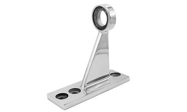 Крепление козырька к стойке алюминиевого фасада, AISI 304, литое , полированное, k611 купить в Казани