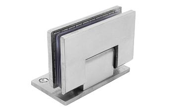 Петля для душевой кабины стена-стекло 90° 90х55 мм шлифованная t305-2 SSS купить в Казани