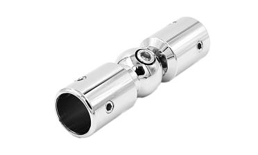 Соединитель труба-труба, шарнирный, цинк-хром полированный t915 PZn купить в Казани