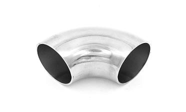 Отвод поручня Ø42.4х90х1.45 мм, 90°, полированный 400 Grit (AISI 201) k346-5 купить в Казани