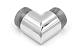 Отвод с пазом Ø42.4 мм, полированный (AISI 316) k230