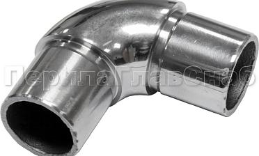Отвод трубы Ø25.4 мм с установочными кольцами, полированный (AISI 304) k325 купить в Казани