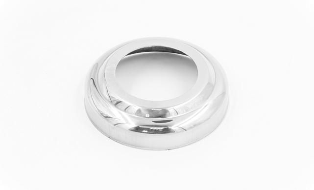 Низ стойки Ø50.8 мм, S=0,4 мм, внешний Ø95х12 мм, полированный 400# AISI 201, k007-9