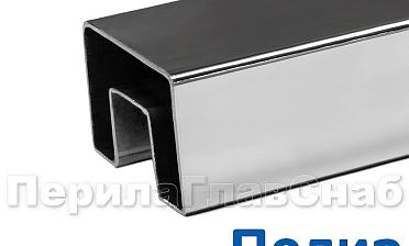 Труба 40х60, с пазом 24х24, полированная, AISI 304 k824-3 купить в Казани Труба 40х60, с пазом 24х24, полированная, AISI 304 k824-3 купить в Казани