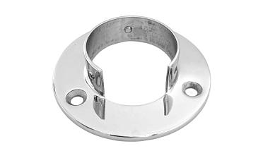Фланец настенный, для Ø48.3мм, под 3 самореза 4.8мм, литой, полированный, AISI 304, k238 купить в Казани