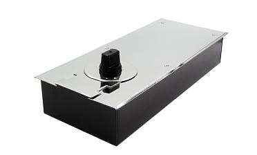 Доводчик для стеклянной двери до 80 кг EN2, напольный, 500 тыс. циклов, нержавеющая сталь AISI 304, полированная t182 PSS купить в Казани